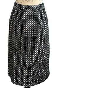 BR ✏️ Pencil Skirt in Blue Pattern Tweed | Size 10